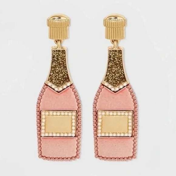 NEW  BAUBLEBAR PINK CHAMPAGNE
EARRINGS - Picture 1 of 4